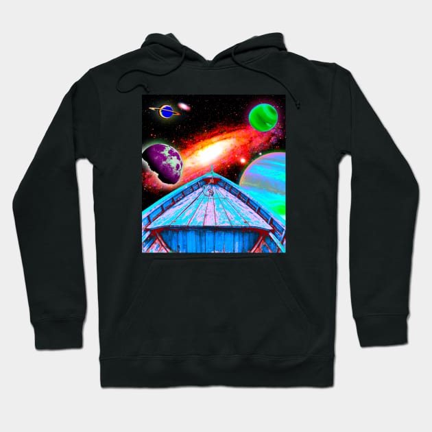 Trippy Space Voyage Hoodie by The Sherwood Forester